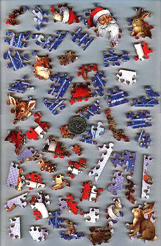 Santa picture unassembled